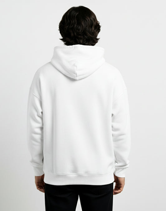 White Oversize Unisex Hoodie