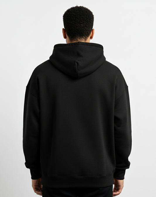 Black Oversize Unisex Hoodie