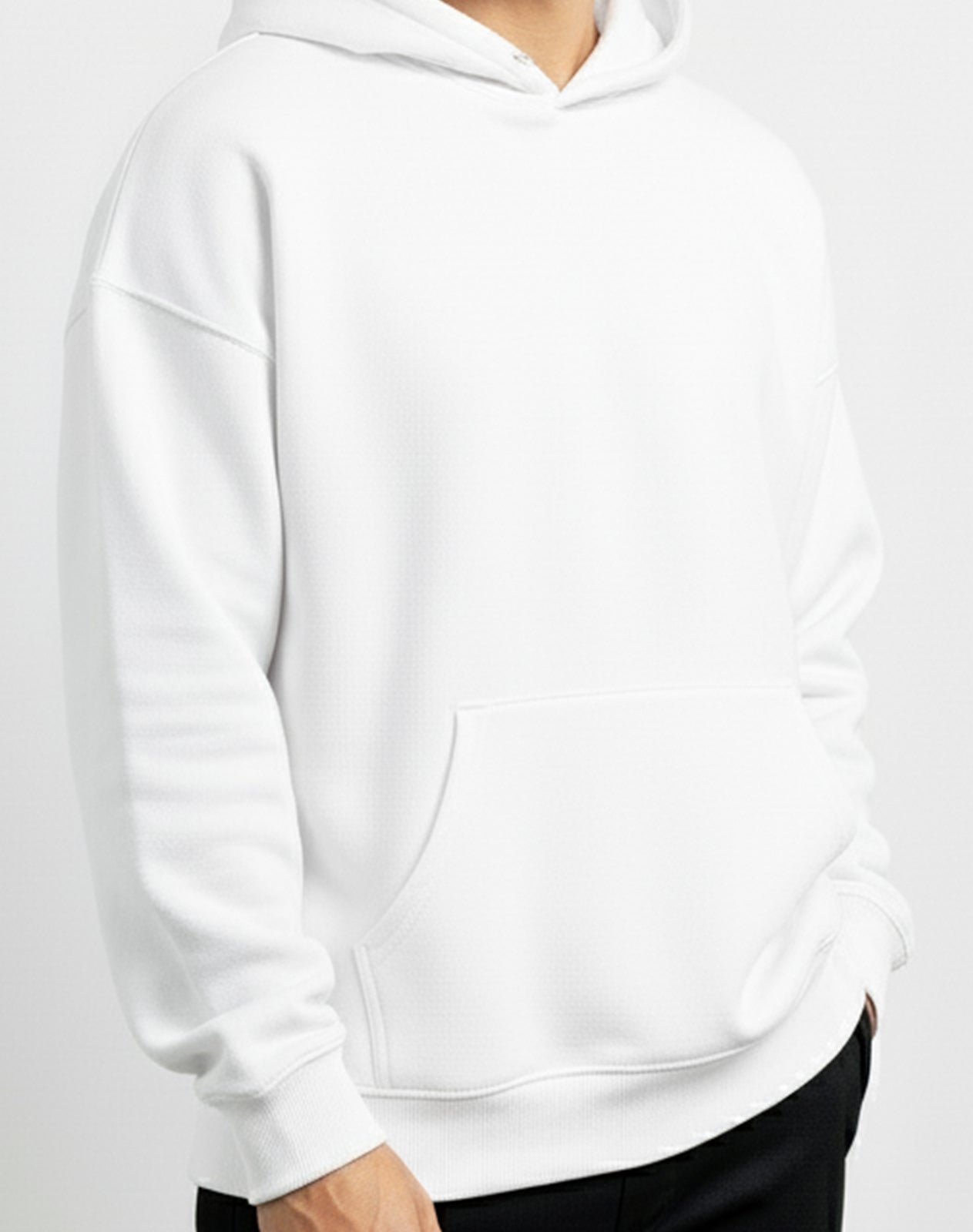 White Oversize Unisex Hoodie