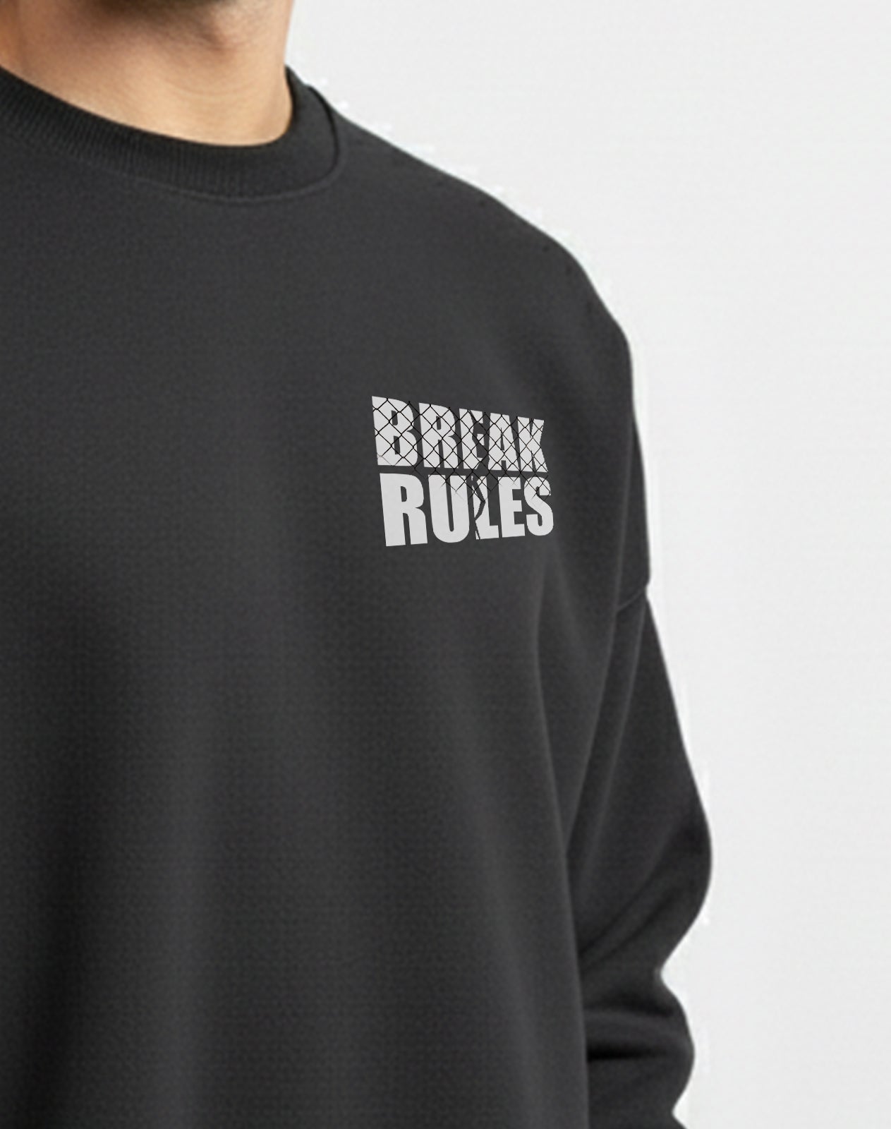 Break Rule Black Sweatshirt