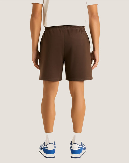 Solid Brown Shorts