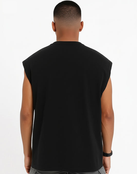 69 Black Oversize Tank Top