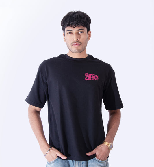 Reckless - Black Oversize T-shirt