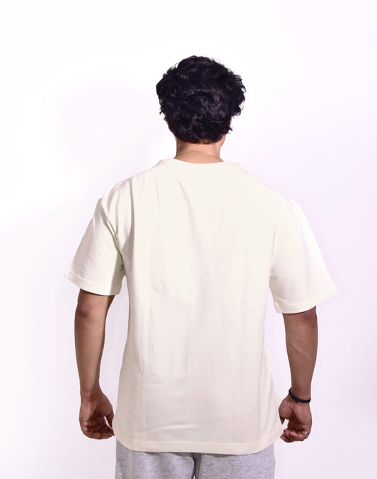 Solid Off White - Oversize T-shirt