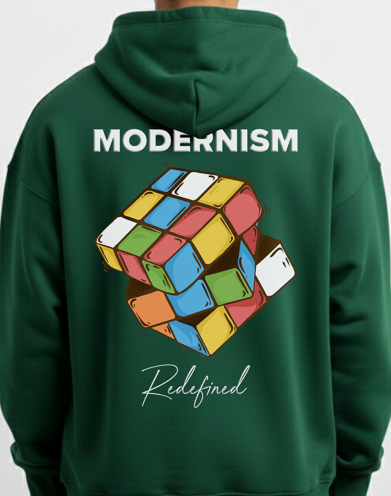 Modernism Green Hoodie