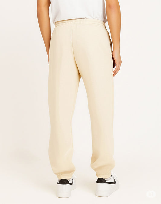 Solid Off White Joggers