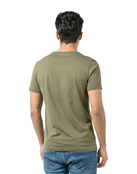 Peace Duck - Olive Regular Fit T-shirt