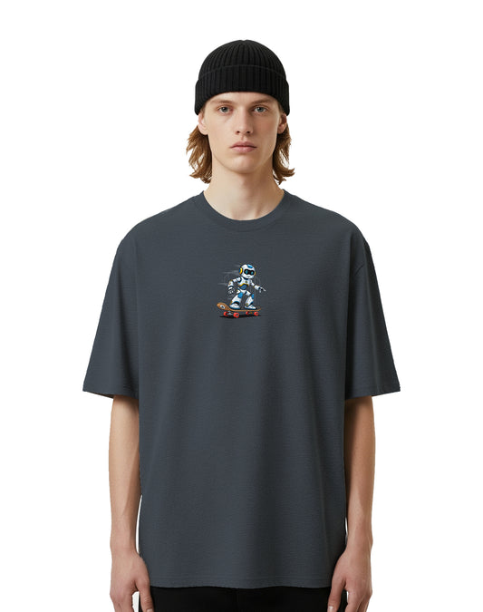 Skate Grey Oversize T-Shirt