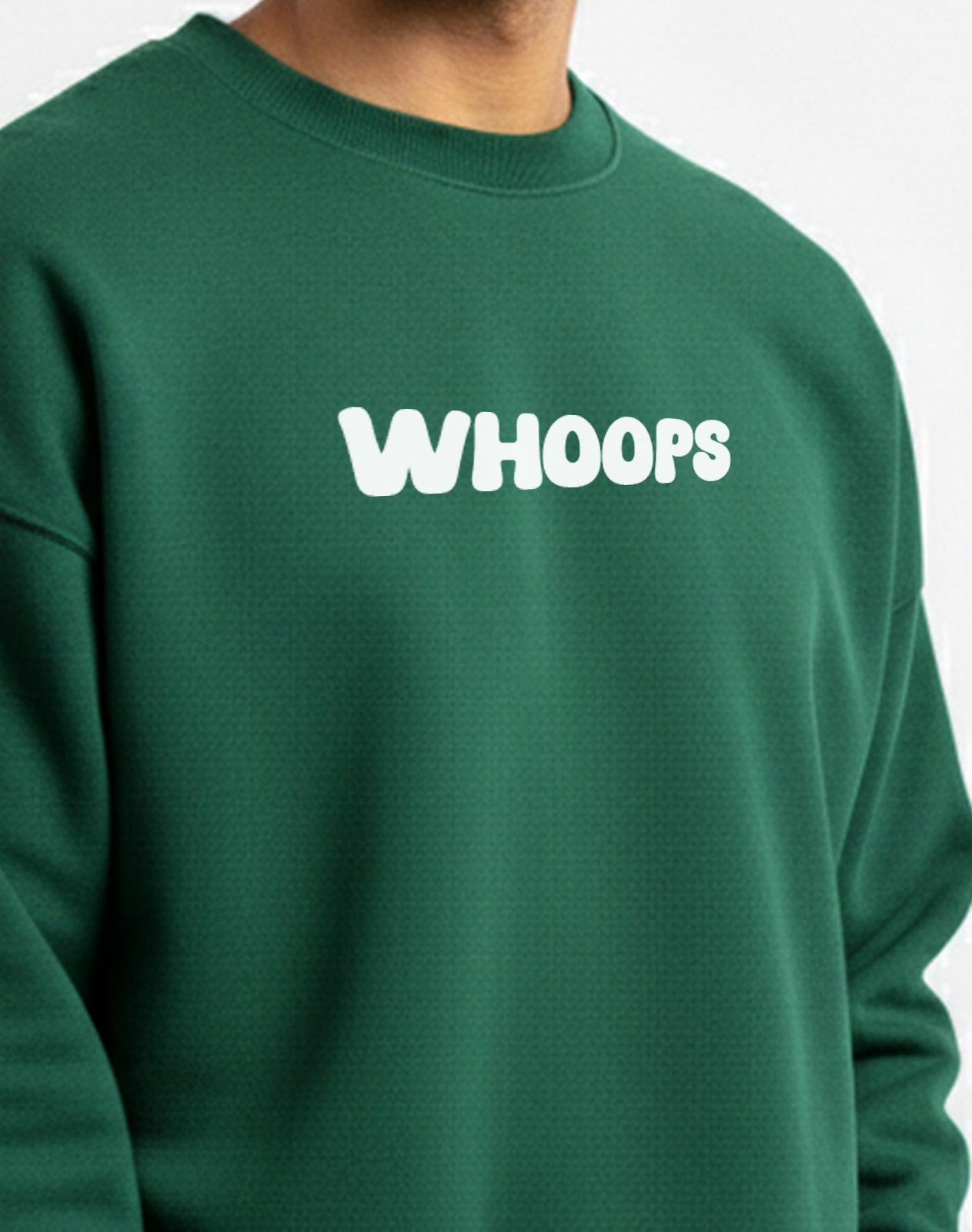 Whoops Green Sweatshirt