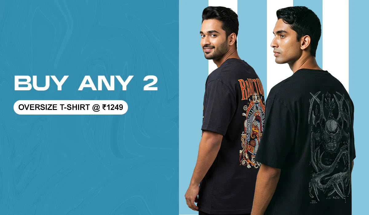 Buy Any 2 Oversize Tshirts