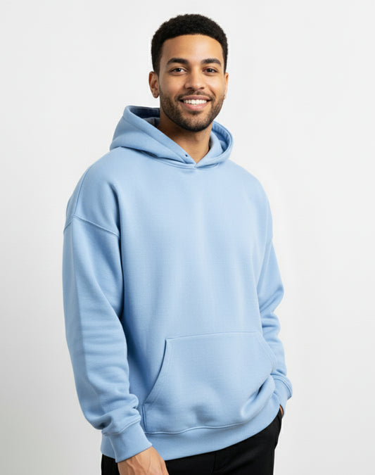 Sky Blue Oversize Unisex Hoodie