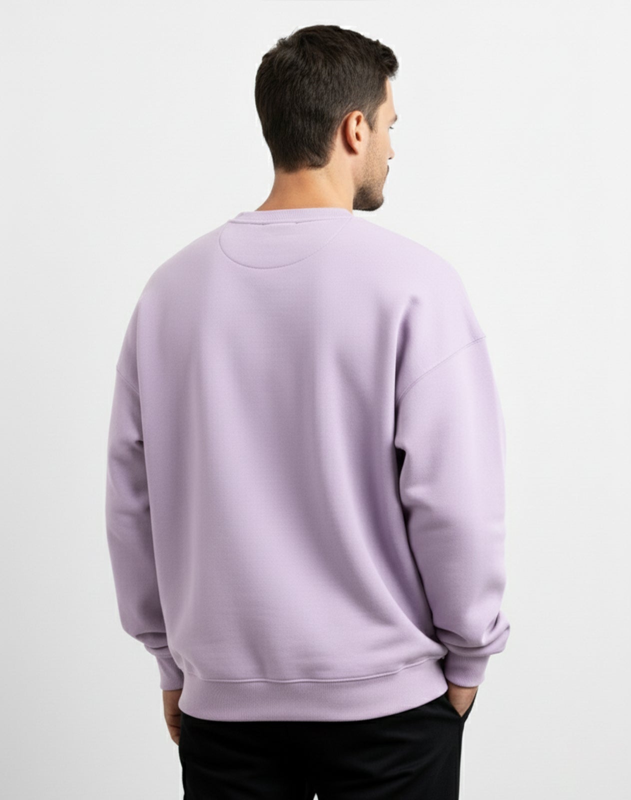 Solid Lavender Unisex Sweatshirt