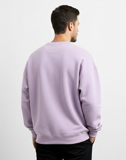 Solid Lavender Unisex Sweatshirt