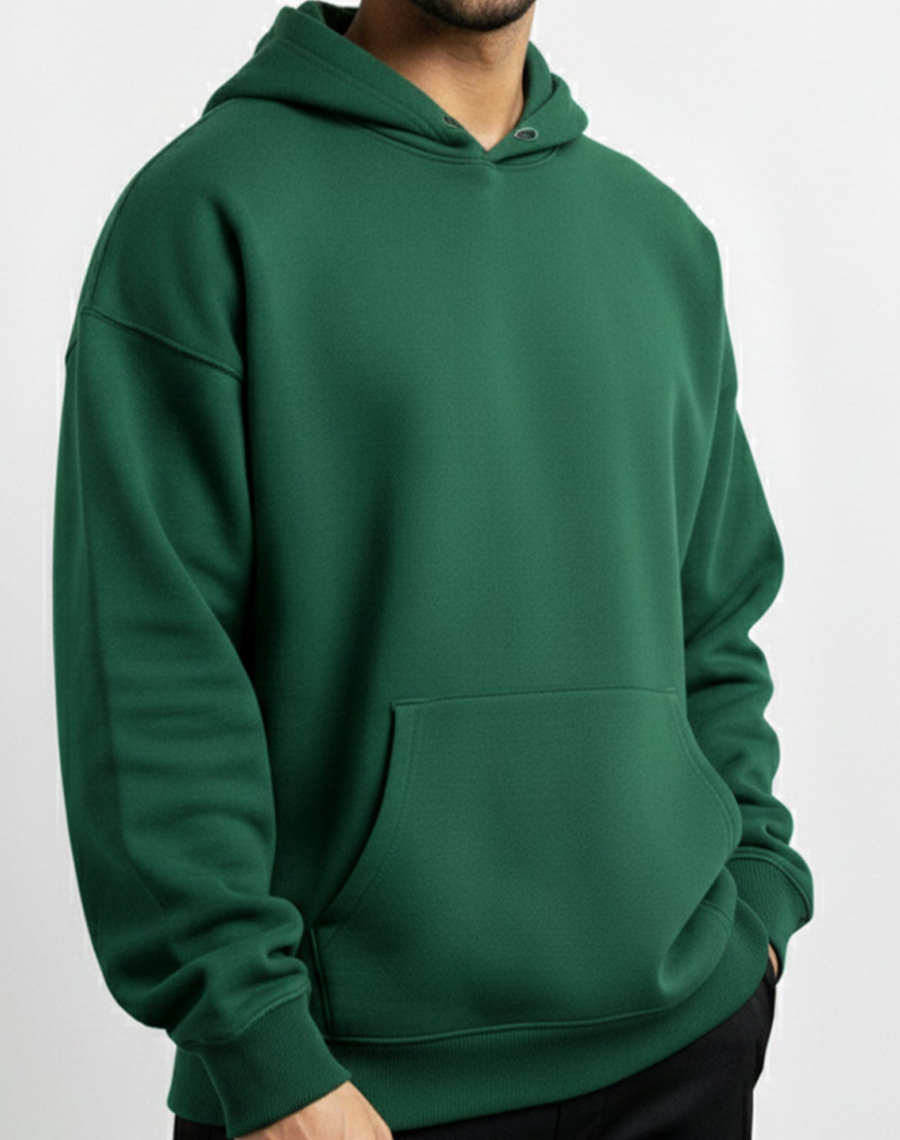 Dark Green Oversize Unisex Hoodie