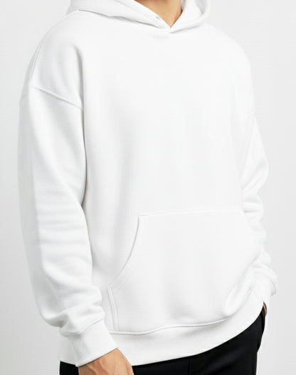White Oversize Unisex Hoodie