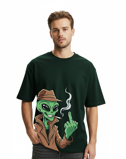 Alien Green Oversize T-Shirt