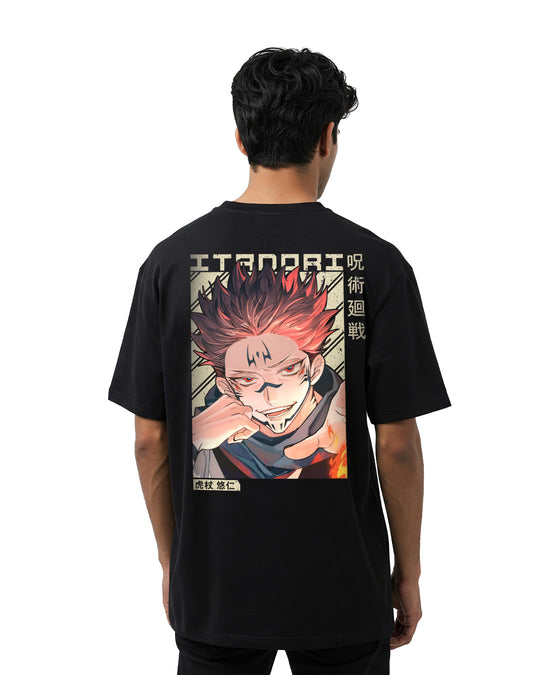 Black Anime 2 Oversize T-shirt