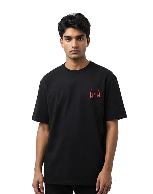 Black Anime 2 Oversize T-shirt
