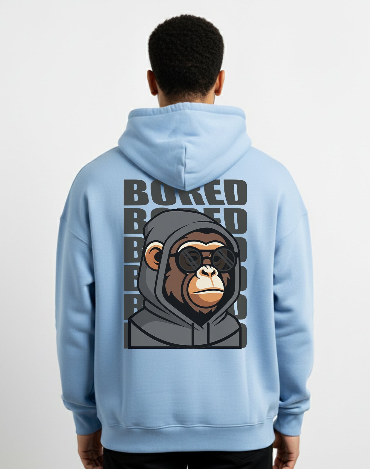 Bored Sky Blue Hoodie