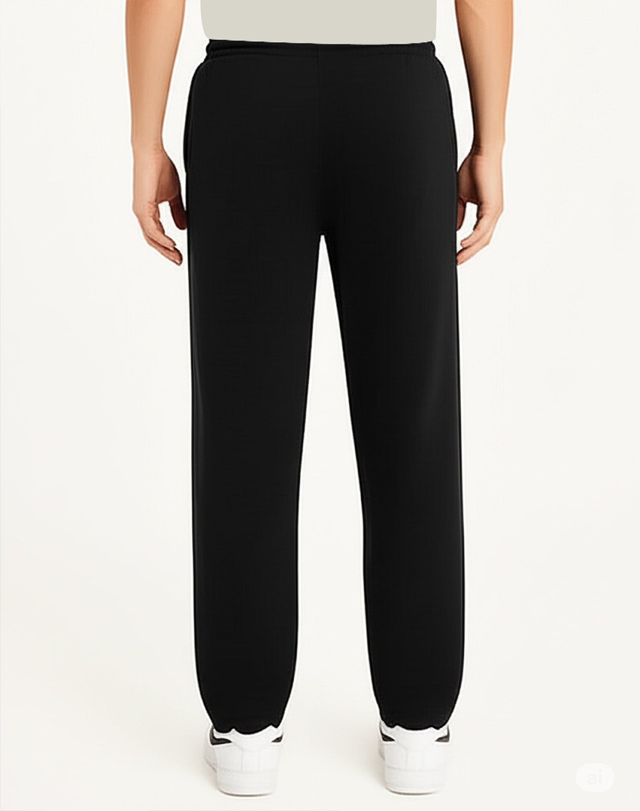 Solid Black Joggers