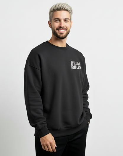 Break Rule Black Sweatshirt