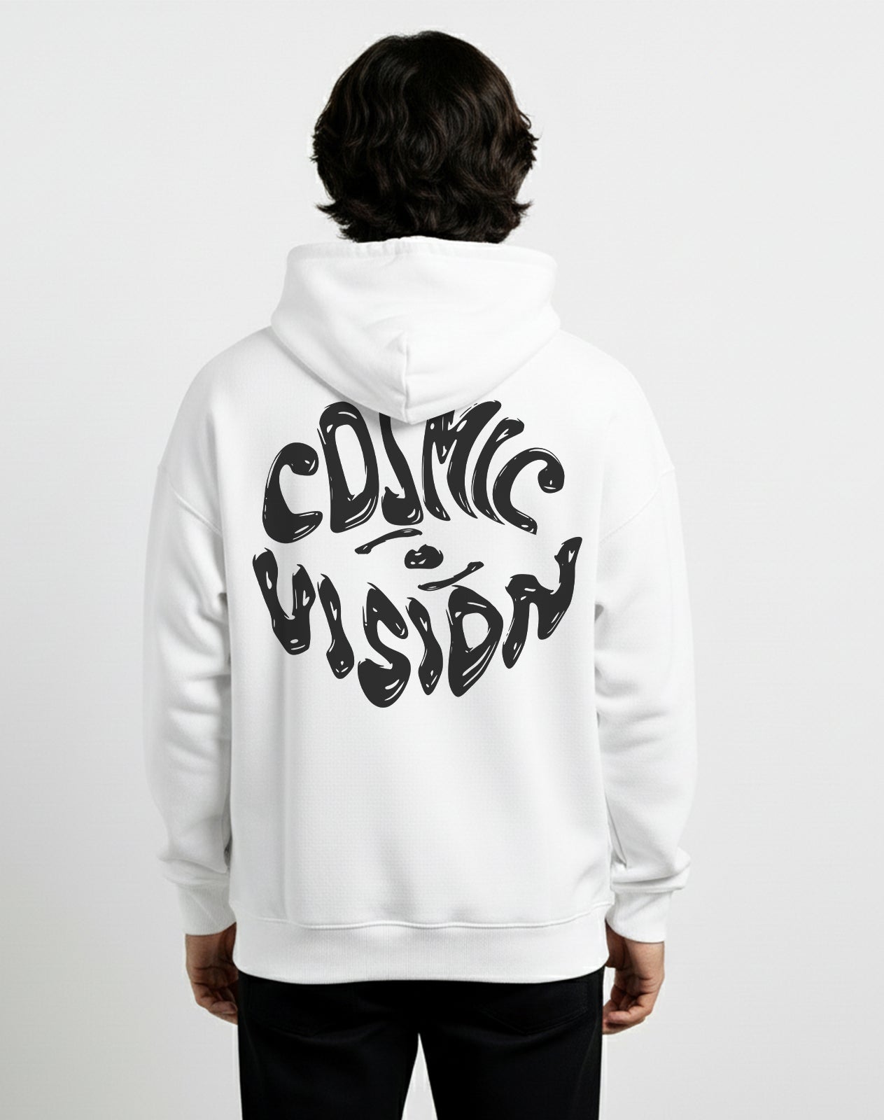 Cosmic Vision White Hoodie