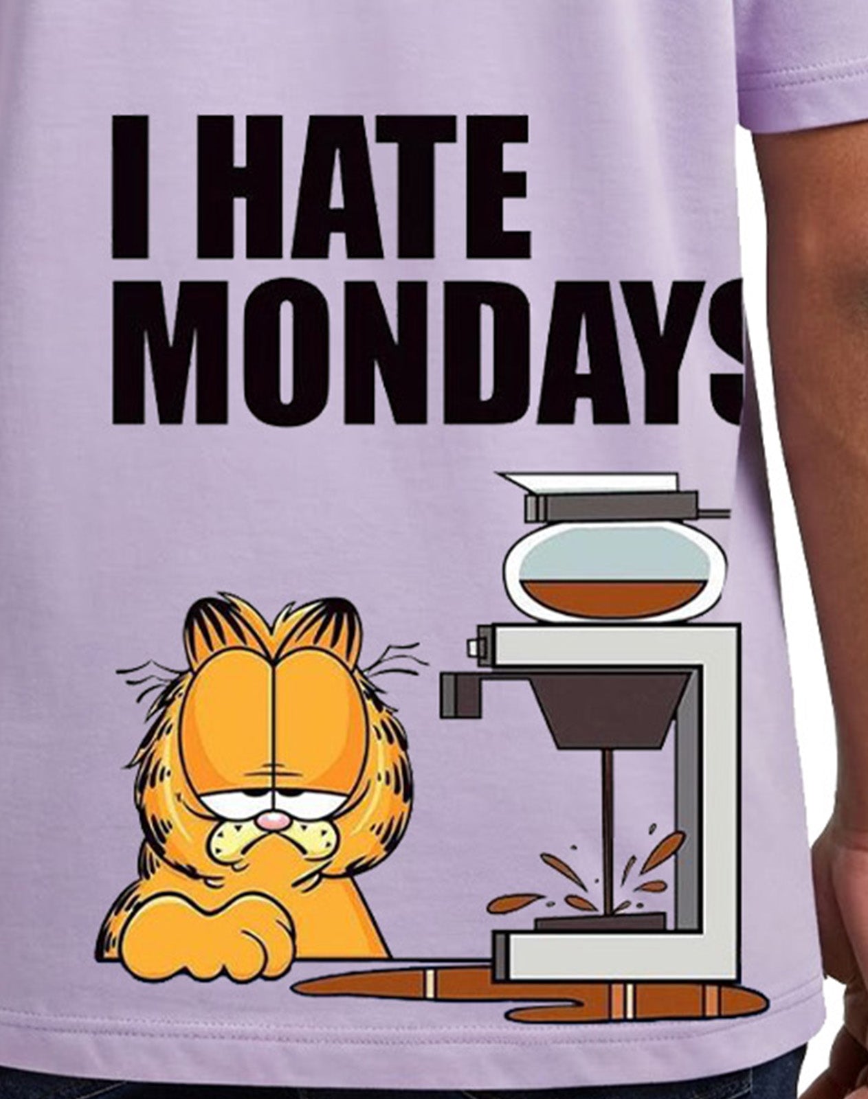 Hate Mondays - Lavender Oversize T-shirt