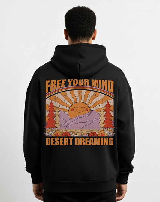 Desert Dreaming Black Hoodie
