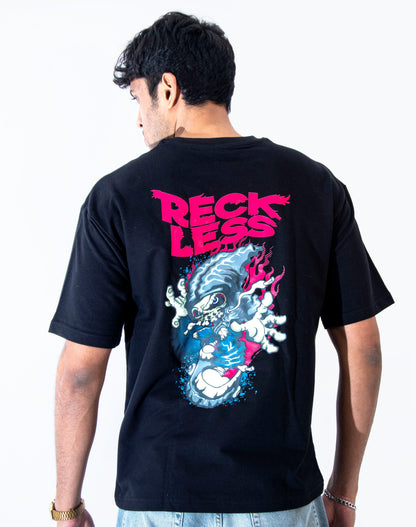Reckless - Black Oversize T-shirt