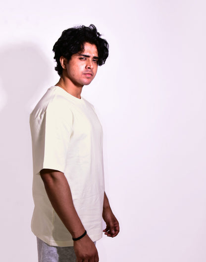 Solid Off White - Oversize T-shirt