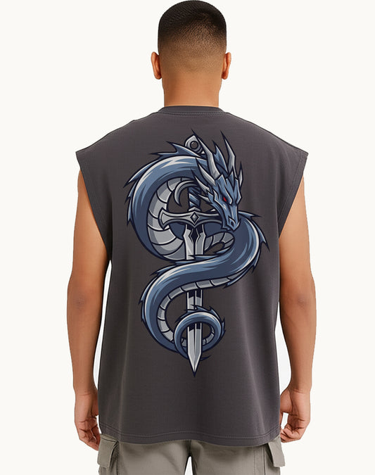 Dragon Grey Oversize Tank Top