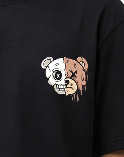 Happiness - Black Oversize T-shirt