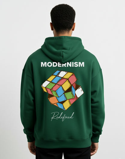 Modernism Green Hoodie