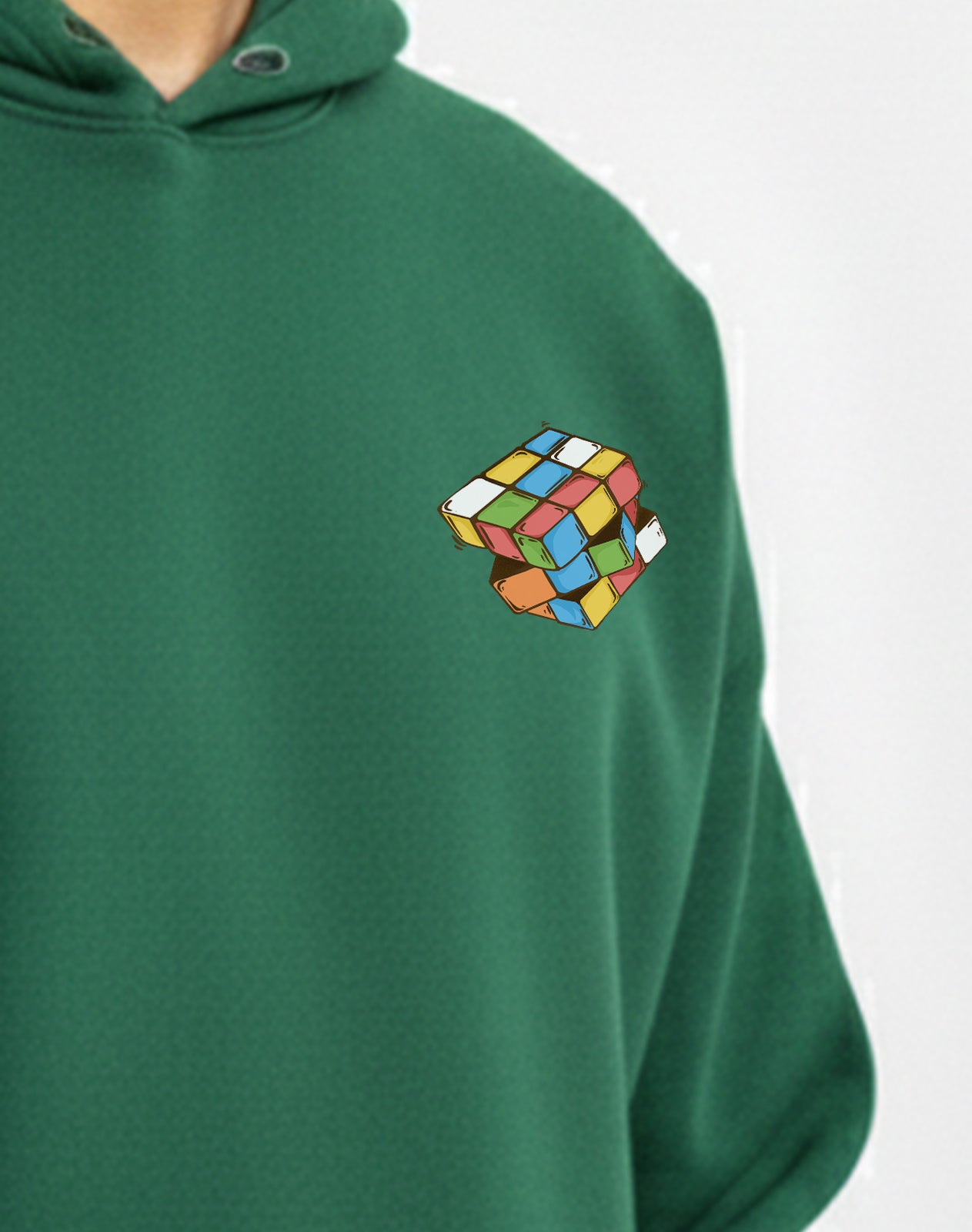 Modernism Green Hoodie