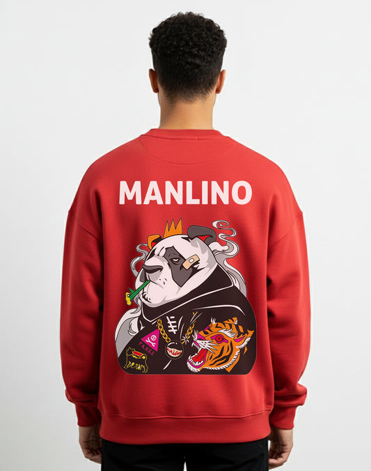 Manlino Red Sweatshirt