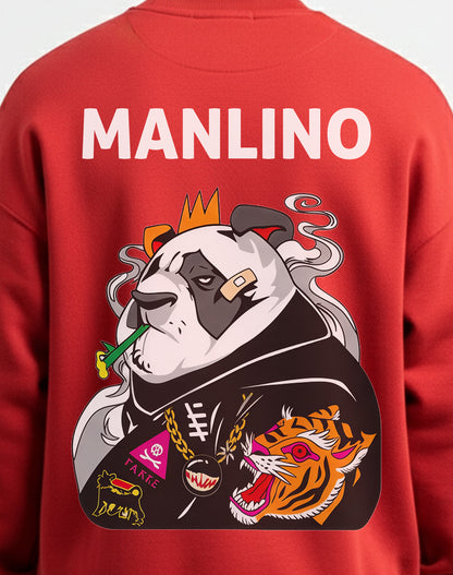 Manlino Red Sweatshirt