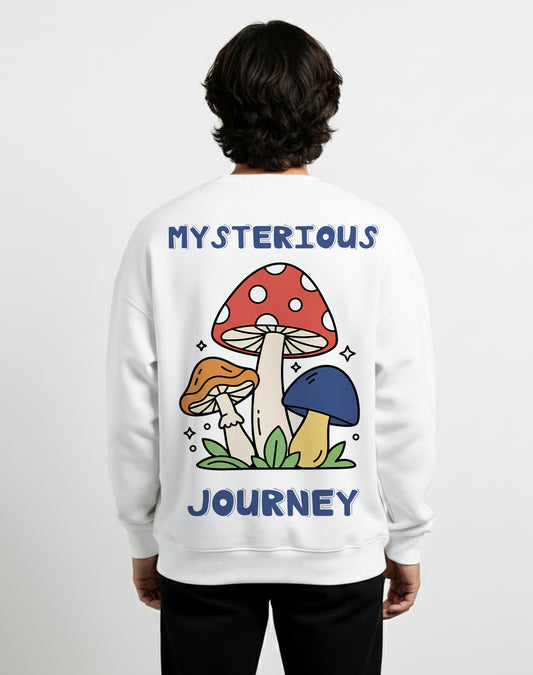 Mushroom White Sweatshirt