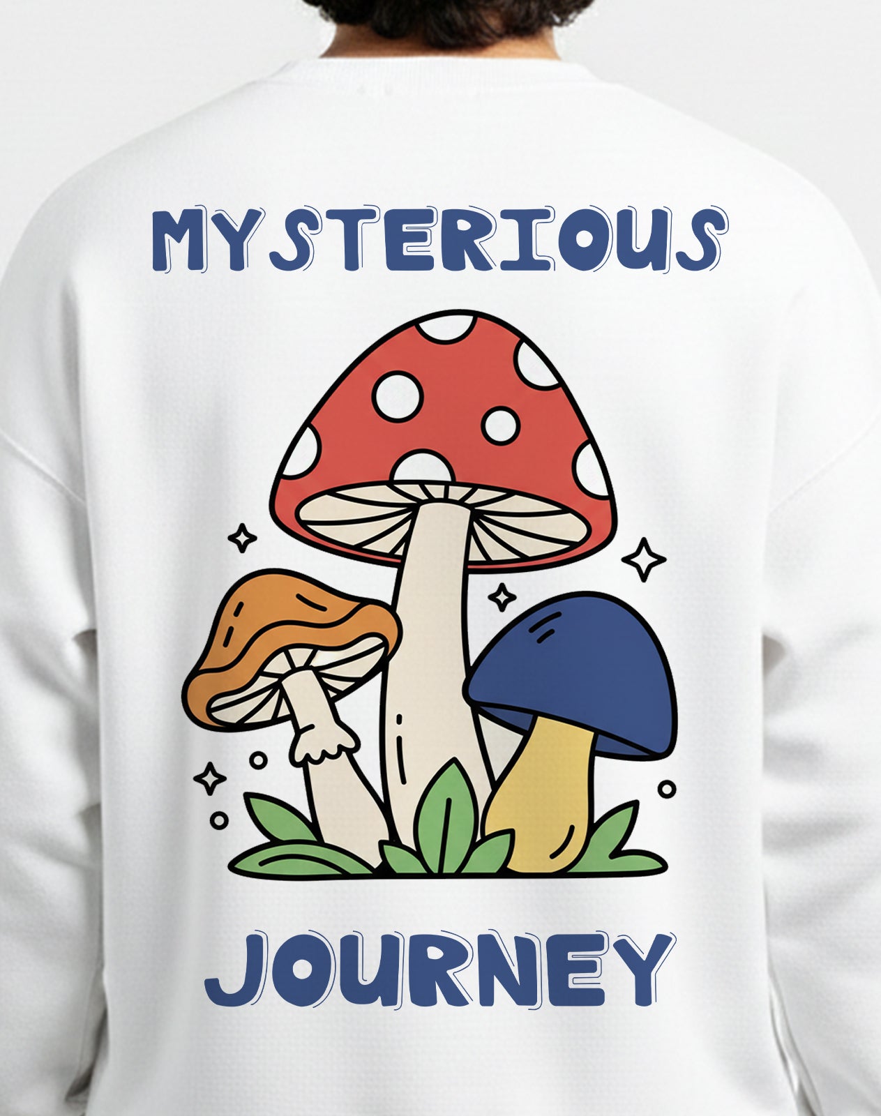 Mushroom White Sweatshirt