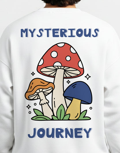 Mushroom White Sweatshirt