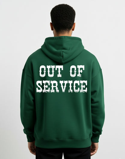 Out Of Service Green Hoodie