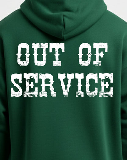 Out Of Service Green Hoodie