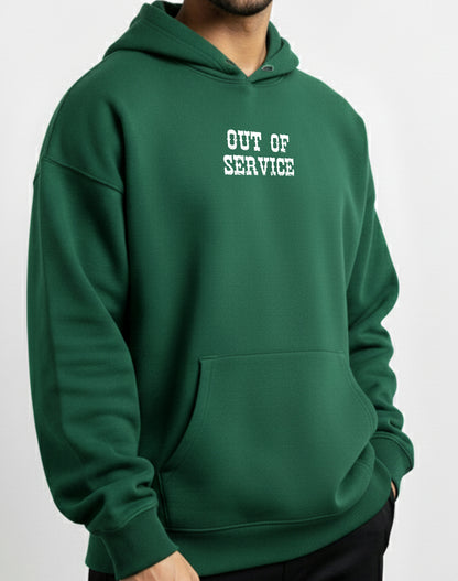 Out Of Service Green Hoodie