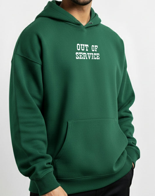 Out Of Service Green Hoodie