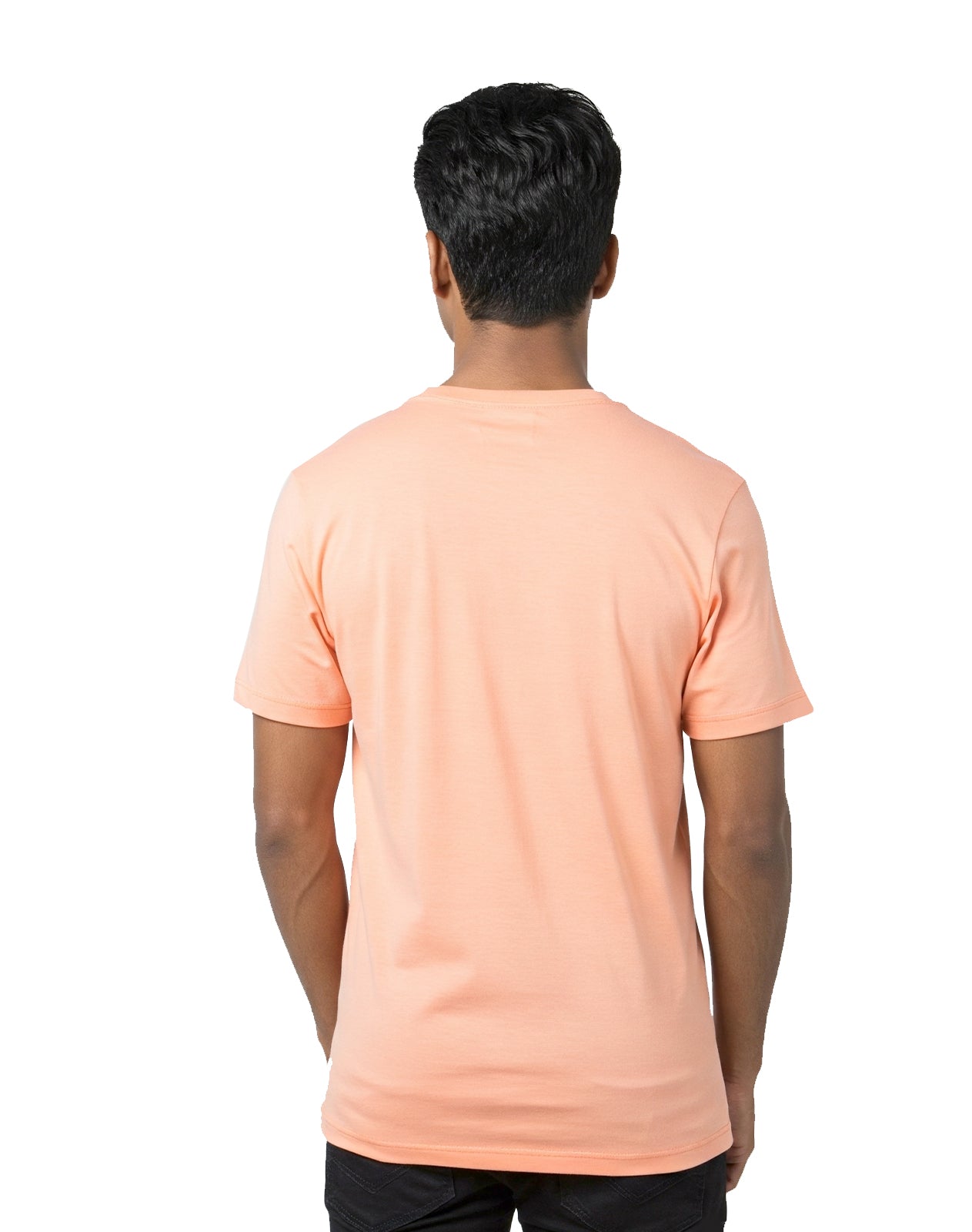 Overthinking - Peach Regular Fit T-shirt