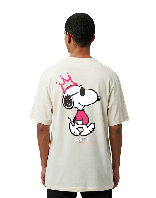 Peanuts - Off White Oversize T-shirt