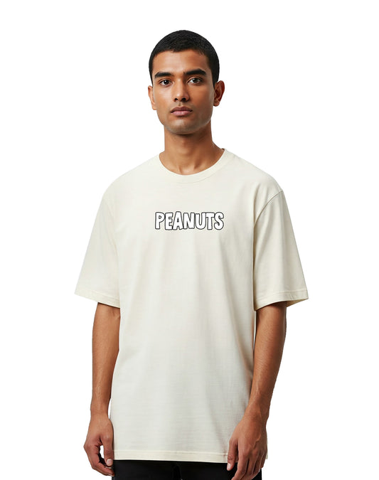 Peanuts - Off White Oversize T-shirt