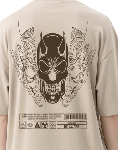 Phobia Beige Oversize T-Shirt
