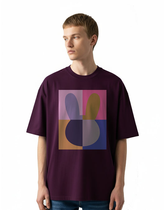 Play Boy Violet Oversize T-Shirt