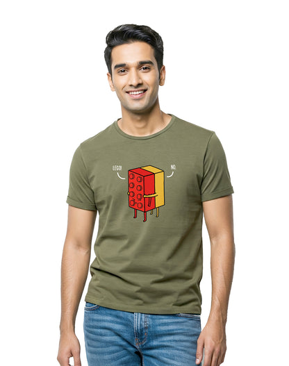 Puzzle - Olive Regular Fit T-shirt
