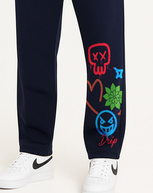 Drip Funk Black Joggers